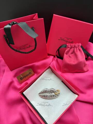Брошь губы Schiaparelli