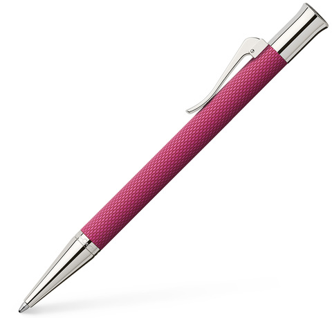 Ручка шариковая Graf von Faber-Castell Guilloche Electric Pink