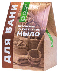 Крымский Лекарь Набор мыла для бани: Мыло Маклюра Восстанавливающее с маклюрой и софорой 100г, Мыло-скраб Бишофит Детокс с бишофитом и голубой глиной 100г, Мыло Медовый Свежесть с горными травами 100г