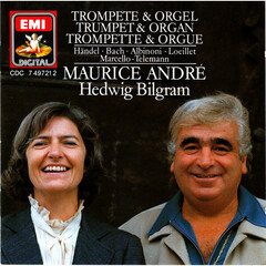 Maurice Andre, Hedwig Bilgram / Handel, Bach, Albinoni, Loeillet, Marcello, Telemann: Trumpet & Organ (CD)