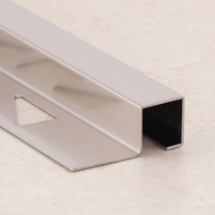 Профиль под плитку из нержавеющей стали SBP110-12H глянец 2700 мм