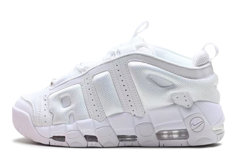 Nike Air More Uptempo Low 'Triple White' 