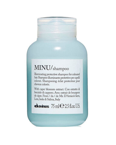 Davines Essential Haircare Minu Shampoo - Защитный шампунь для сохранения цвета волос