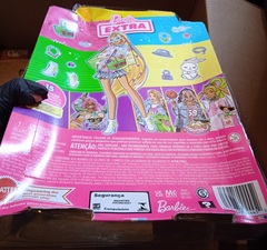 Барби Экстра 12 в Цветочном Стиле Блондика с Сердечками на Локонах