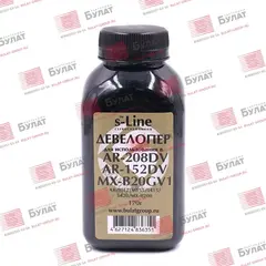 Девелопер БУЛАТ s-Line AR-208DV/AR-152DV/MX-B20GV1 для Sharp AR-5420, AR-5415, MX-B200 (Чёрный, банка 170 г)