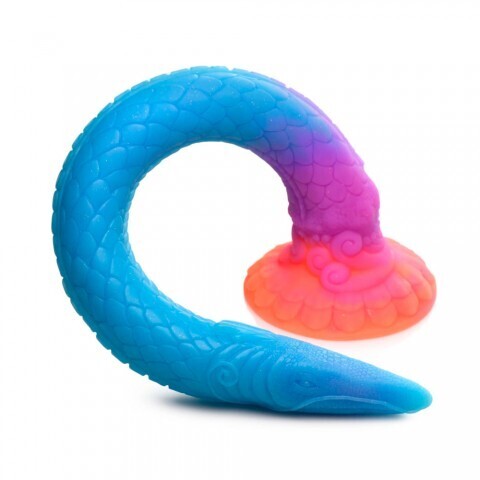 Фаллоимитатор Makara Glow-In-The-Dark Silicone Snake Dildo