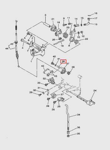 Втулка  для лодочного мотора T15, OTH 9,9 SEA-PRO