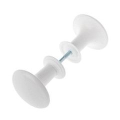 Ручка-кнопка РК1-7 пластмасса белая