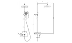 Смеситель для душа Lemark Bronx - LM3762BL