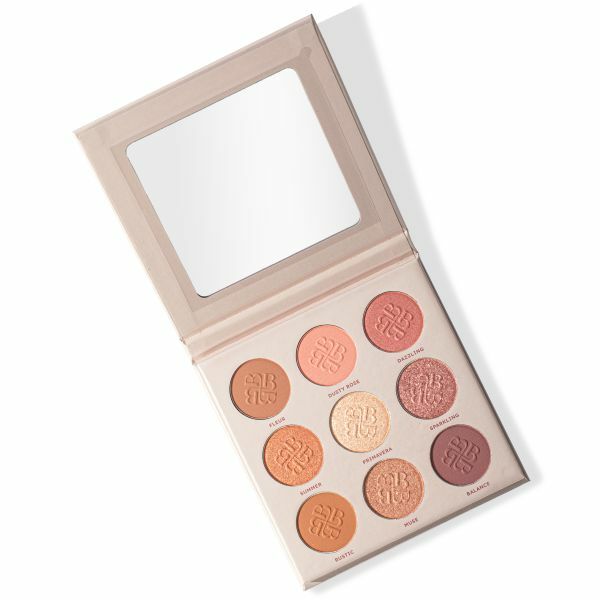 Bogenia BG904 Палитра теней для век 9-цв. тон 002, шарм, "9 Shades Eyeshadow Palette"  14.4гр