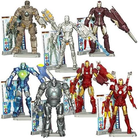 Iron Man 2 Movie Action Figures Wave 1