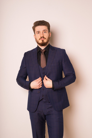 Костюм мужской - тройка Slim Fit Danilo Barcelo 11/126