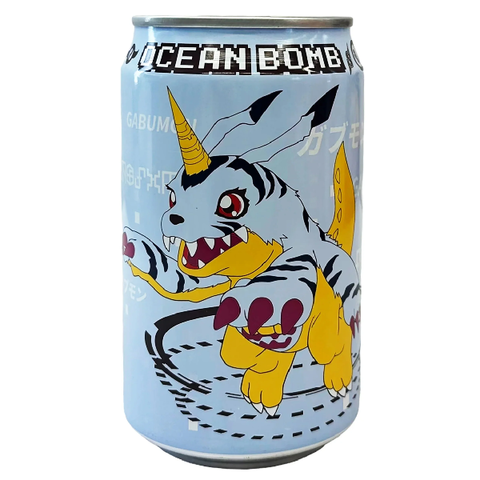 Газированный напиток с голубикой Pokemon Gabumon Ocean Bomb Sparkling water, 330 мл