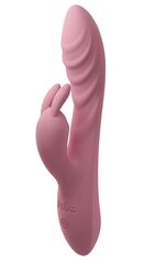 Розовый перезаряжаемый вибратор-кролик Thai - 20,6 см. - 