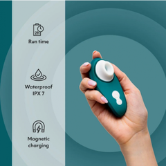 Бесконтактный клиторальный стимулятор Womanizer Liberty 2, темно-бирюзовый