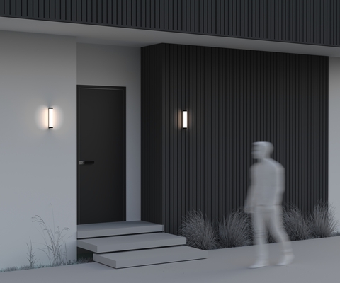 Уличный настенный светодиодный светильник Maytoni Rounge O482WL-L12B3K