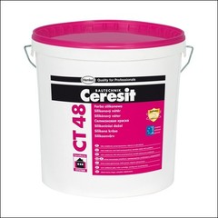 Краска в/д для наружных и внутренних работ CERESIT CT 48 база (белый)