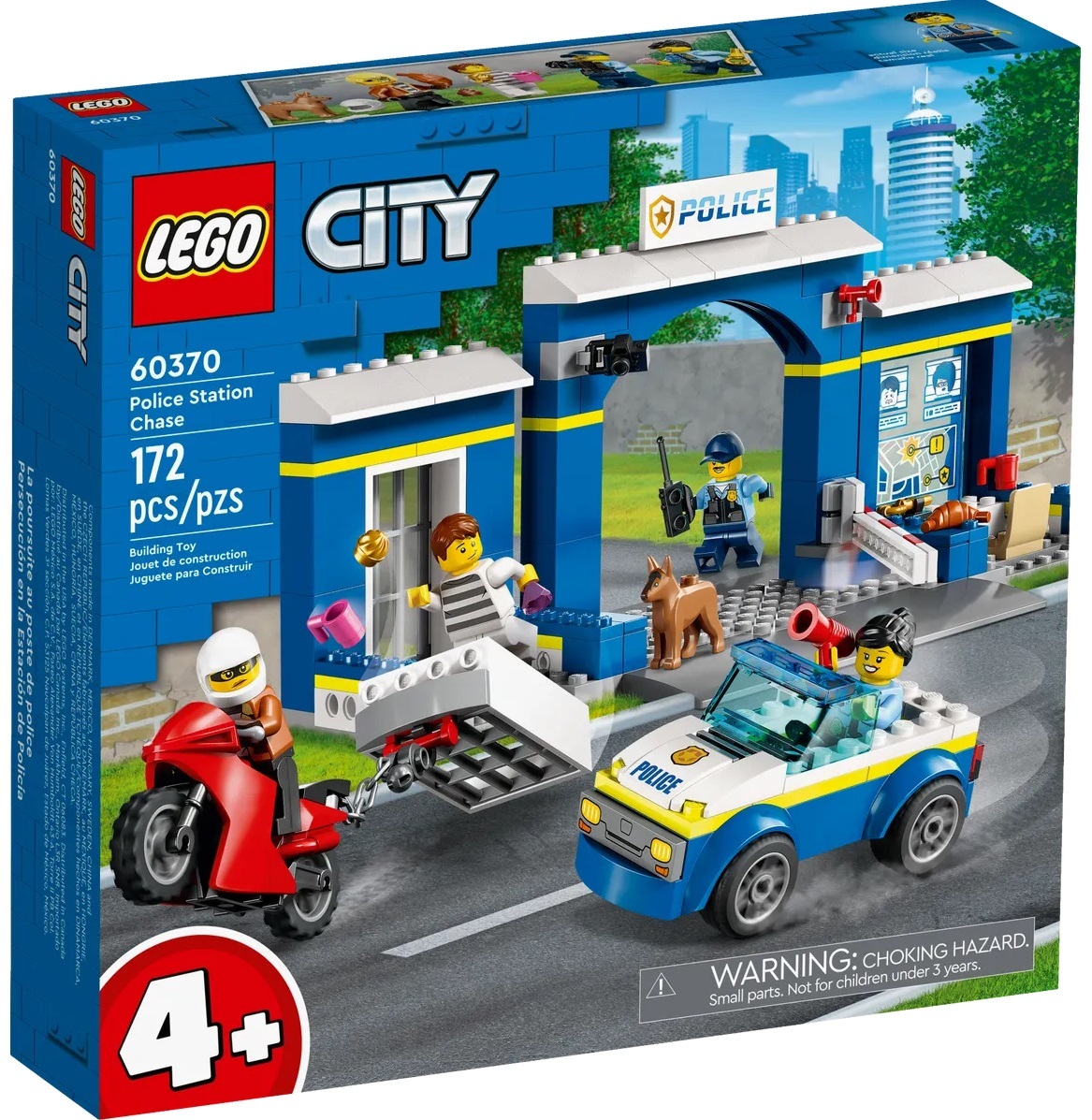 Конструктор LEGO City 60370 Побег из полицейского участка 60370 купить в  интернет-магазине Layon.ru