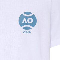 Детская теннисная футболка Australian Open Boys T-Shirt Tennis Ball 2024 - white