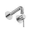 Cezares RELAX-BLI2-1-GM-W0 RELAX-BLI2-1-GM-W0 Смеситель для раковины встраиваемый с внутренней частью, без донного клапана, оружейная сталь