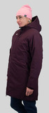 Утепленная парка Noname Wass Padded Parka Dark Rasberry женская