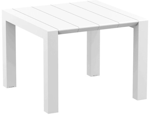 Стол пластиковый раздвижной Siesta ContractVegas Table, 1000-1400х1000х750 мм, белый