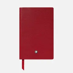 Записная книжка #148, красный цвет, разлинованные страницы