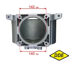 Корпус помпы DDE PTR80K/80H/100H сторона двигателя под круглый фланец (70010-00510-00)