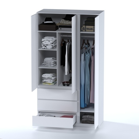 Шкаф распашной ВАРМА СТОР 123, 222*123*57 см.