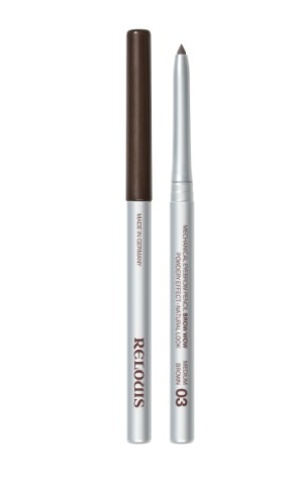 RELOUIS Карандаш для бровей механический BROW WOW тон 03 Medium Brown (Германия)