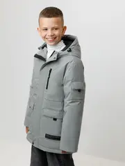 куртка  для мальчика  ВК 36105/1 ГР (128-158)
