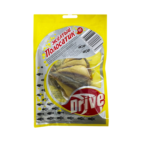 Желтый полосатик солен. сушеннй 40 г /100шт