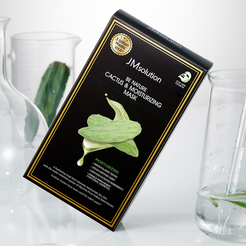 Набор увлажняющих тканевых масок JMsolution Be Nature Cactus & Moisturizing Mask, 10 шт
