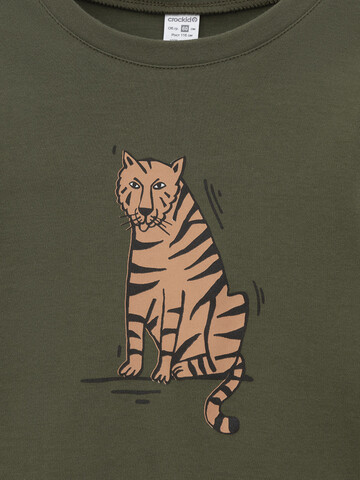 пижама  для мальчика  К 1541/хаки,полосатые тигры