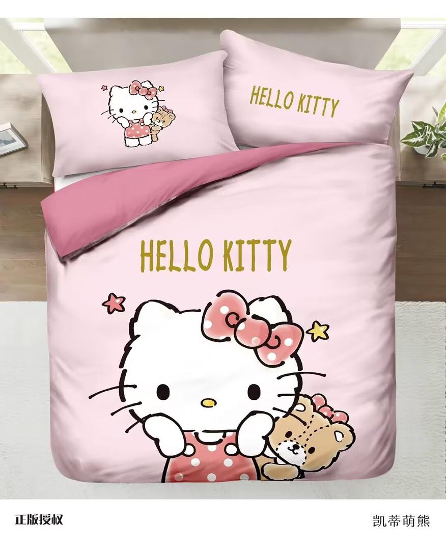 Комплект Полуторка Котик Розовый