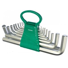 Jonnesway H02MH118S Набор ключей торцевых шестигранных удлиненных, 18 предметов 49000