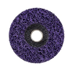 37-1-404 Круг зачист. полимер. (коралловый) Фиолет., extra coarse (очень грубый), 115х22,2х15мм РемоКолор