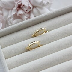 Швензы 14*4 мм с английским замком, позолота, Ш115