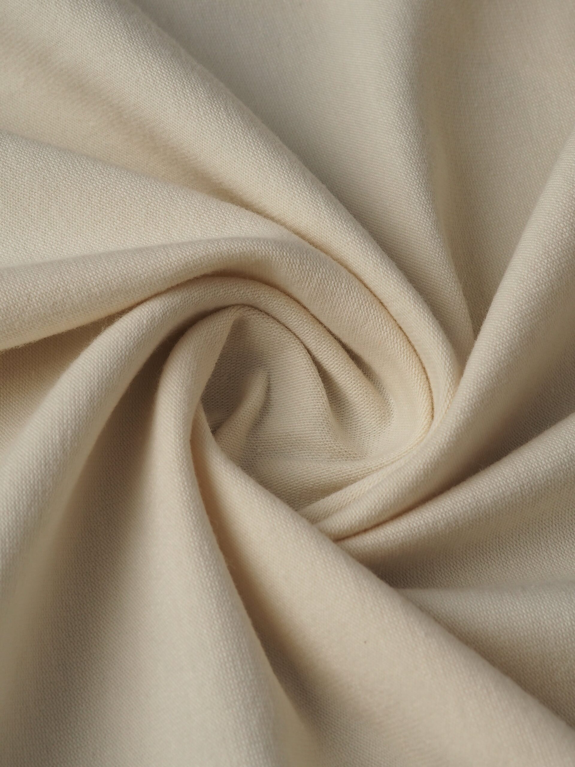 Кулирка светло-бежевая хлопковая с лайкрой отрезами