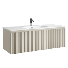 Sancos SNR1.0120CE Тумба подвесная SANCOS Snob R 1.0 1195х445х406, c одним ящиком оснащенным доводчиками, Beige Soft , арт.SNR1.0120CE фото