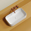 Ceramica Nova Element CN6054 Умывальник чаша накладная прямоугольная, 70.5x38, цвет: белый