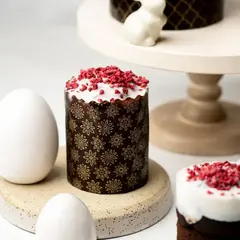 Предзаказ! Кулич пасхальный шоколадно-банановый  "Grechka Bread", 240 г