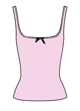 Ши (Shi), топ из сиреневого бифлекса