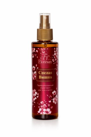 Floresan Спрей-мист парфюмированный для тела и волос СПЕЛАЯ ВИШНЯ 200мл (Ф-856)