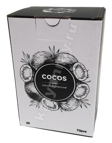 Кокосовый уголь для кальяна Cocos 1 кг 72 кубика