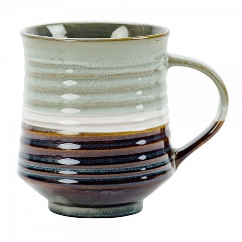 Кружка 440мл Boston Warehouse Two Toned with Stripe 69974BRG