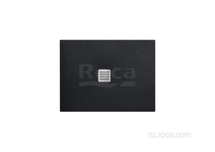 TERRAN Душевой поддон 1200X700 с сифоном и решеткой черный  Roca AP014B02BC01400 фото