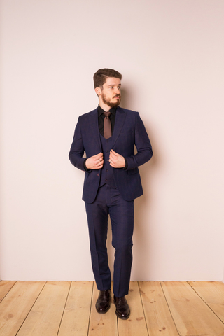 Костюм мужской - тройка Slim Fit Danilo Barcelo 11/126