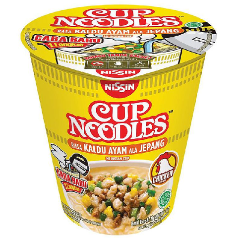 Лапша со вкусом курицы Nissin Cup Noodle, 67 гр