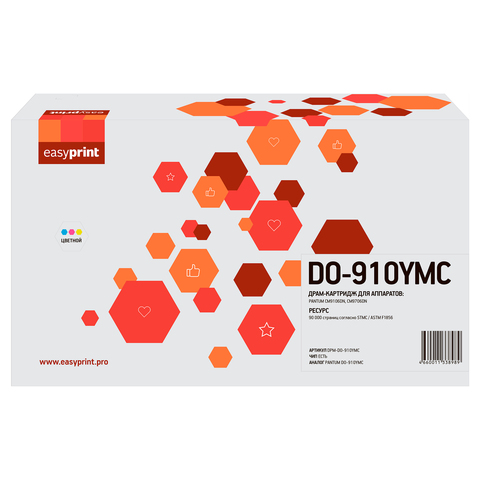 DO-910YMC Драм-картридж EasyPrint DPM-DO-910YMC для Pantum CM9106DN/CM9706DN (90000 стр.) с чипом